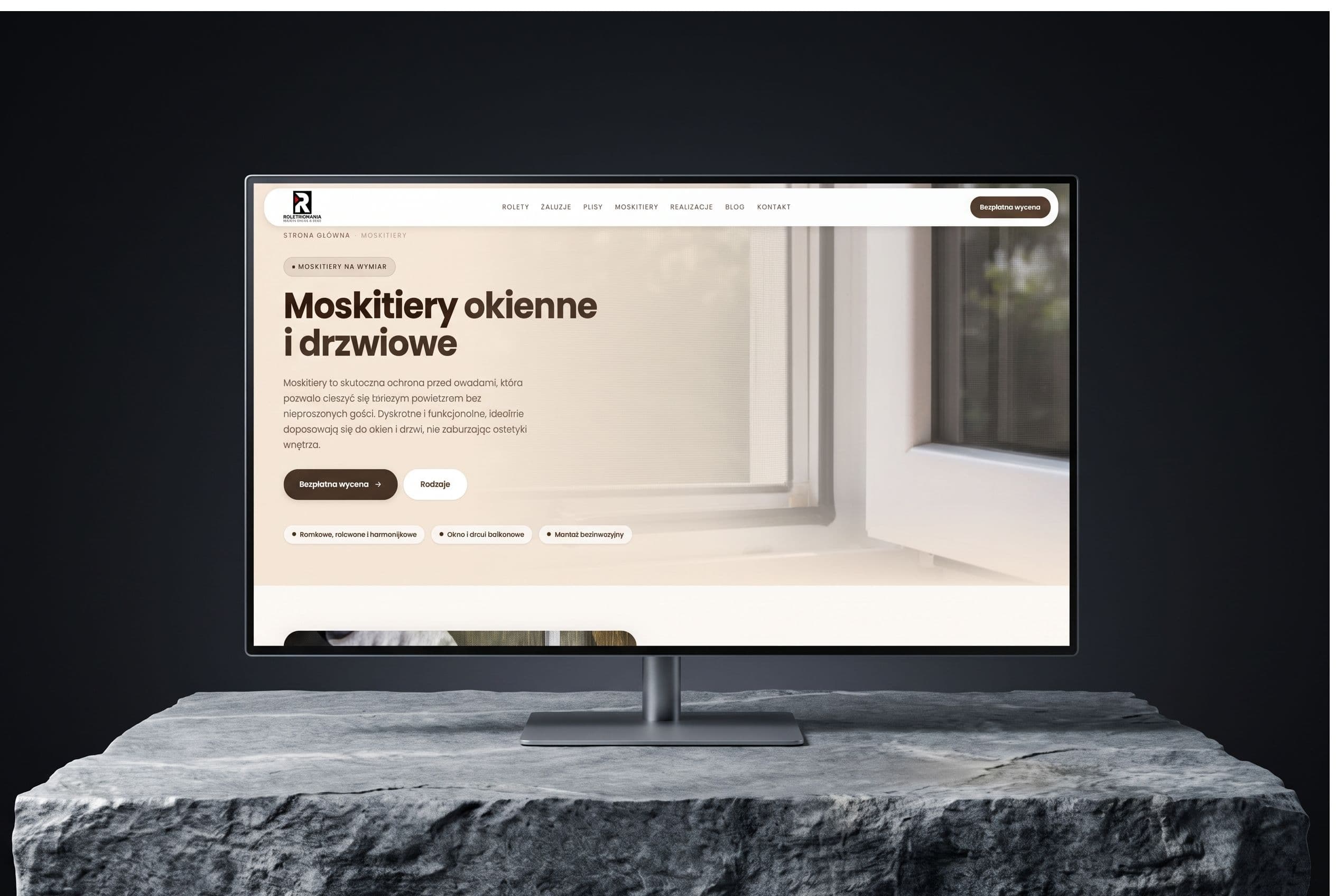 Kategoria moskitier okiennych i drzwiowych