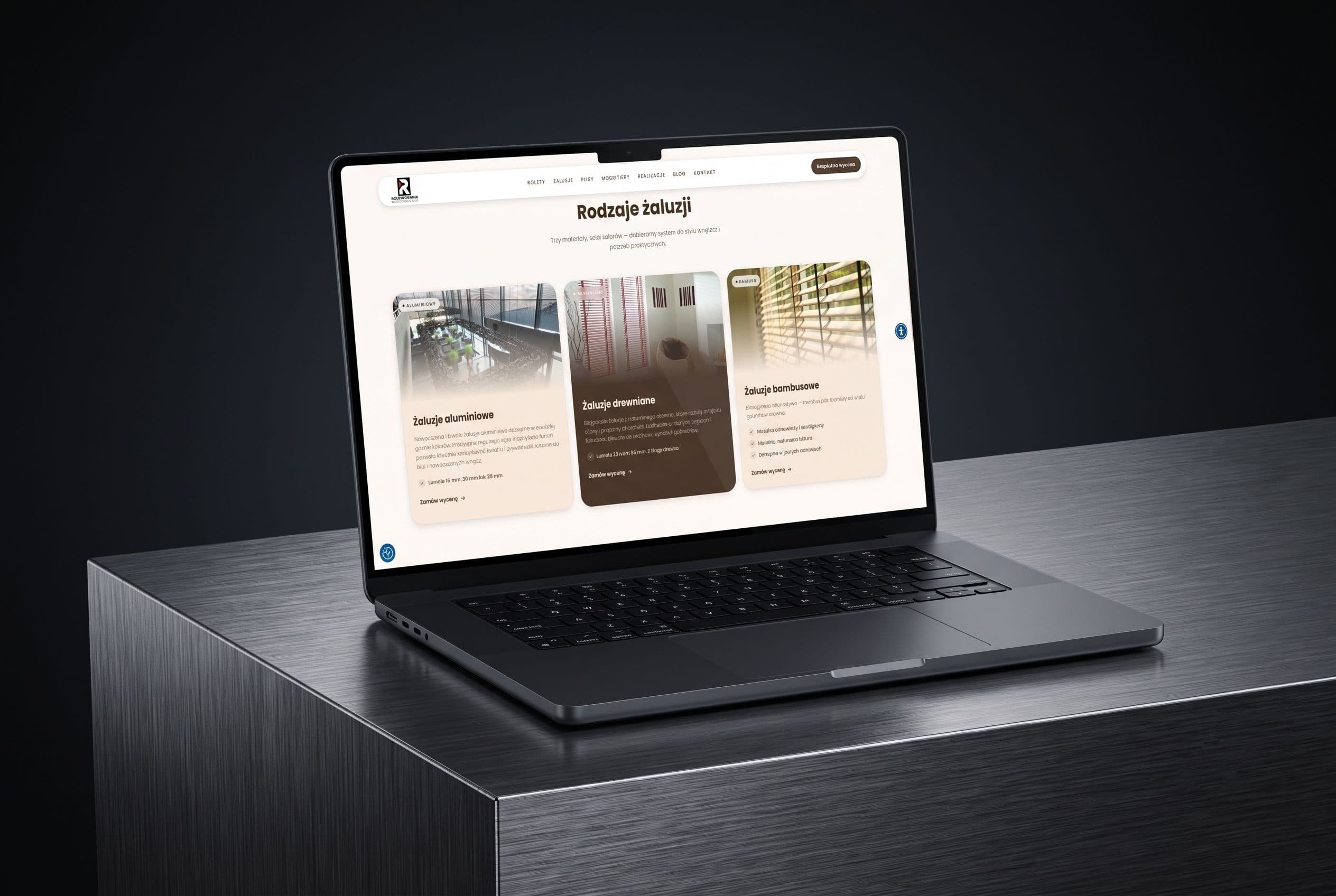 Rodzaje żaluzji w ofercie: aluminiowe, drewniane, bambusowe