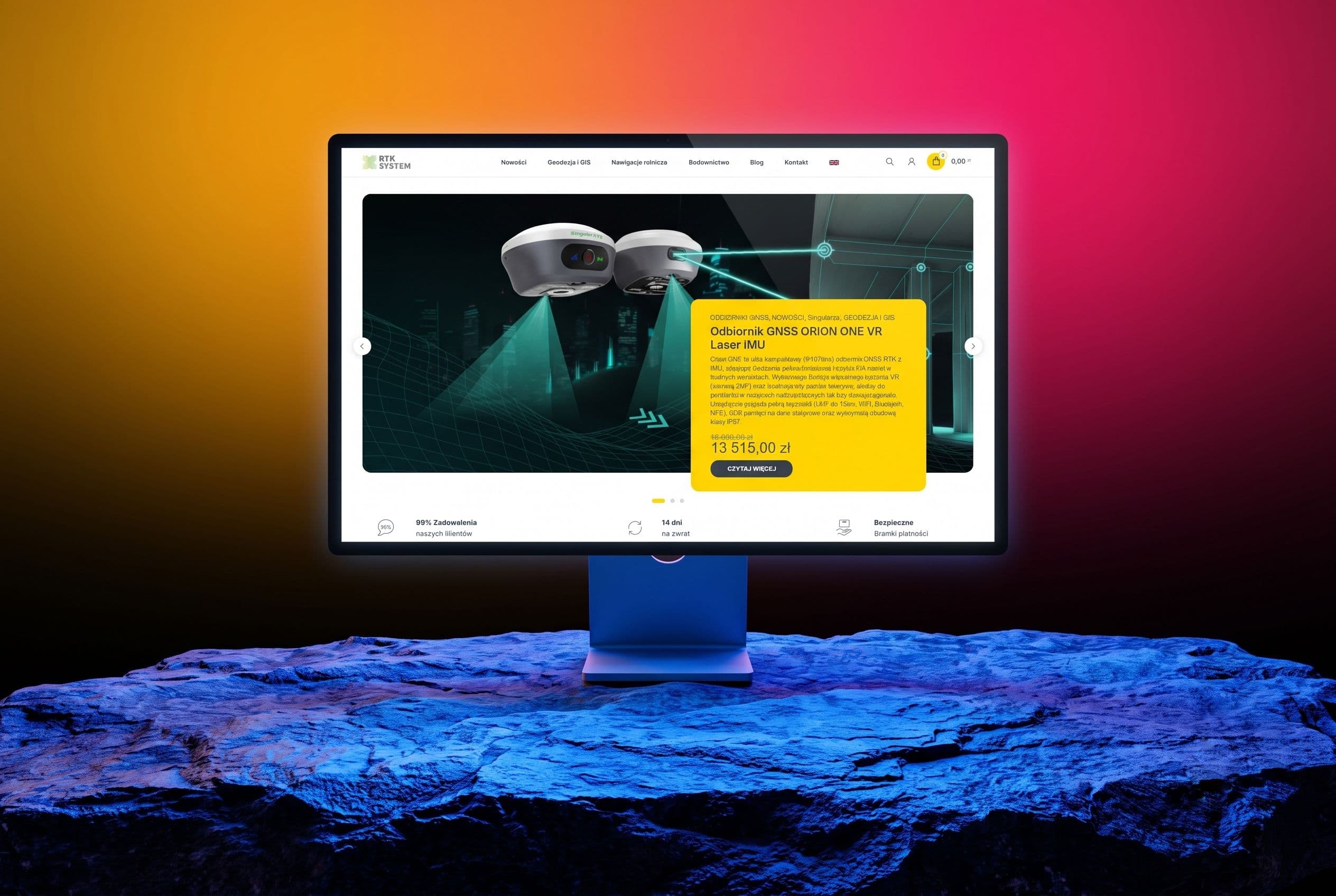Sklep internetowy RTK System ze sprzętem geodezyjnym